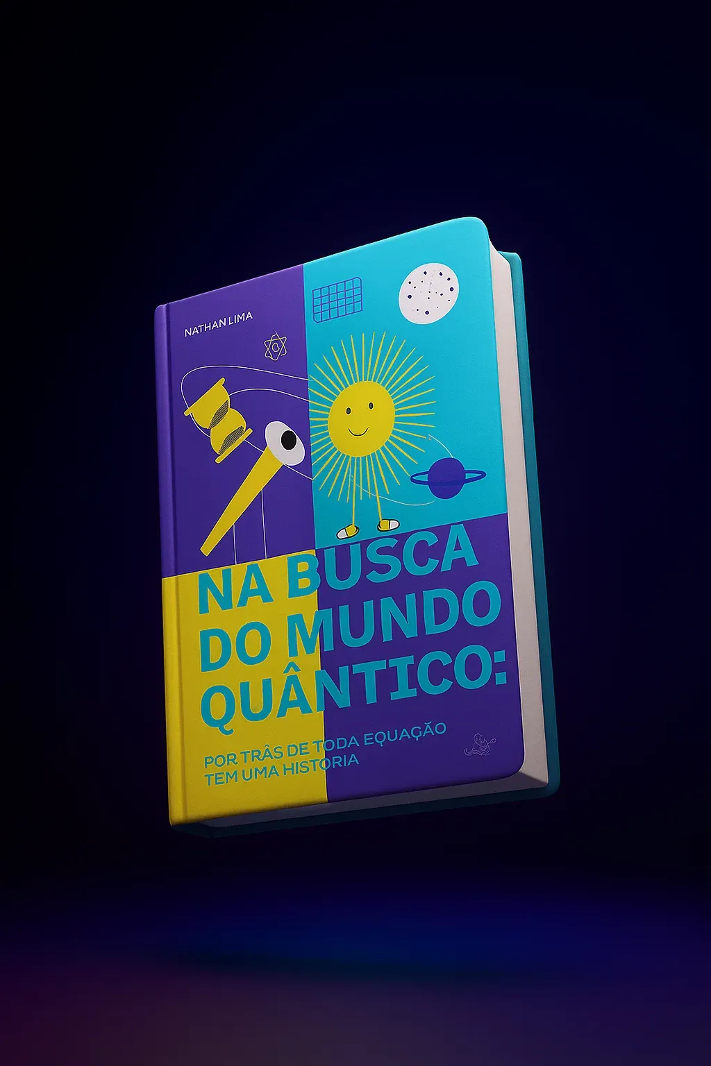 Capa do livro Na Busca do Mundo Quântico, de Nathan Lima